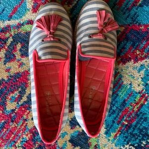 Sperry striped tassel loafers